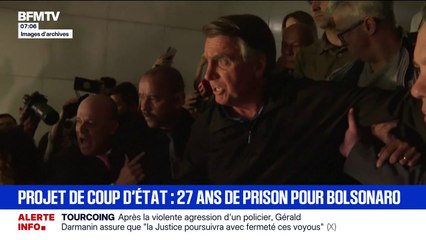 Brésil: Jair Bolsonaro condamné à 27 ans de prison pour tentative de coup d'État