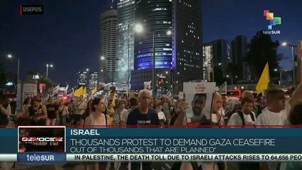 Israel: Thousands protest to demand Gaza ceasefire