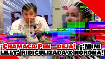 🔥🚨¡CHAMACA PEN…DEJA! ¡‘LA MINI LILLY’ es RIDICULIZADA por NOROÑA por ACUSARLO con ‘FAKE NEWS’!