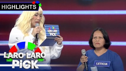 Leticia, tinalikuran ang 600,000 pesos jackpot prize sa Laro Laro Pick | It's Showtime | Laro Laro Pick