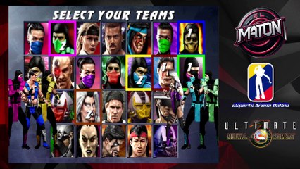 Ultimate Mortal Kombat 3 UK • 3 vs 3 • "ElMaton" vs "ElBigmen" vs "ChanderVZLA" • (2025/08/31)