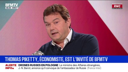Thomas Piketty: "Le niveau d'endettement qu'on a aujourd'hui est extrêmement élevé historiquement"