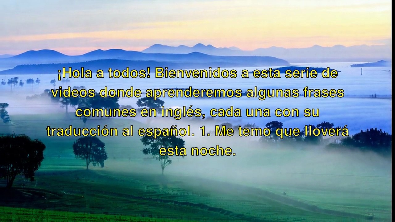 "Frases Comunes en Ingles: Desde Climas hasta Conversaciones Cotidianas"