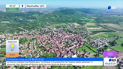 12/09/2025 - ici matin par ici Alsace en vidéo