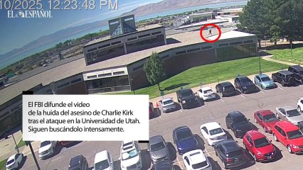 El FBI difunde un vídeo de la huida del asesino de Charlie Kirk
