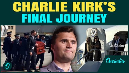 Charlie Kirk's Last Journey | JD Vance carries the coffin| Lady Vance seen holding Erika Kirk’s hand