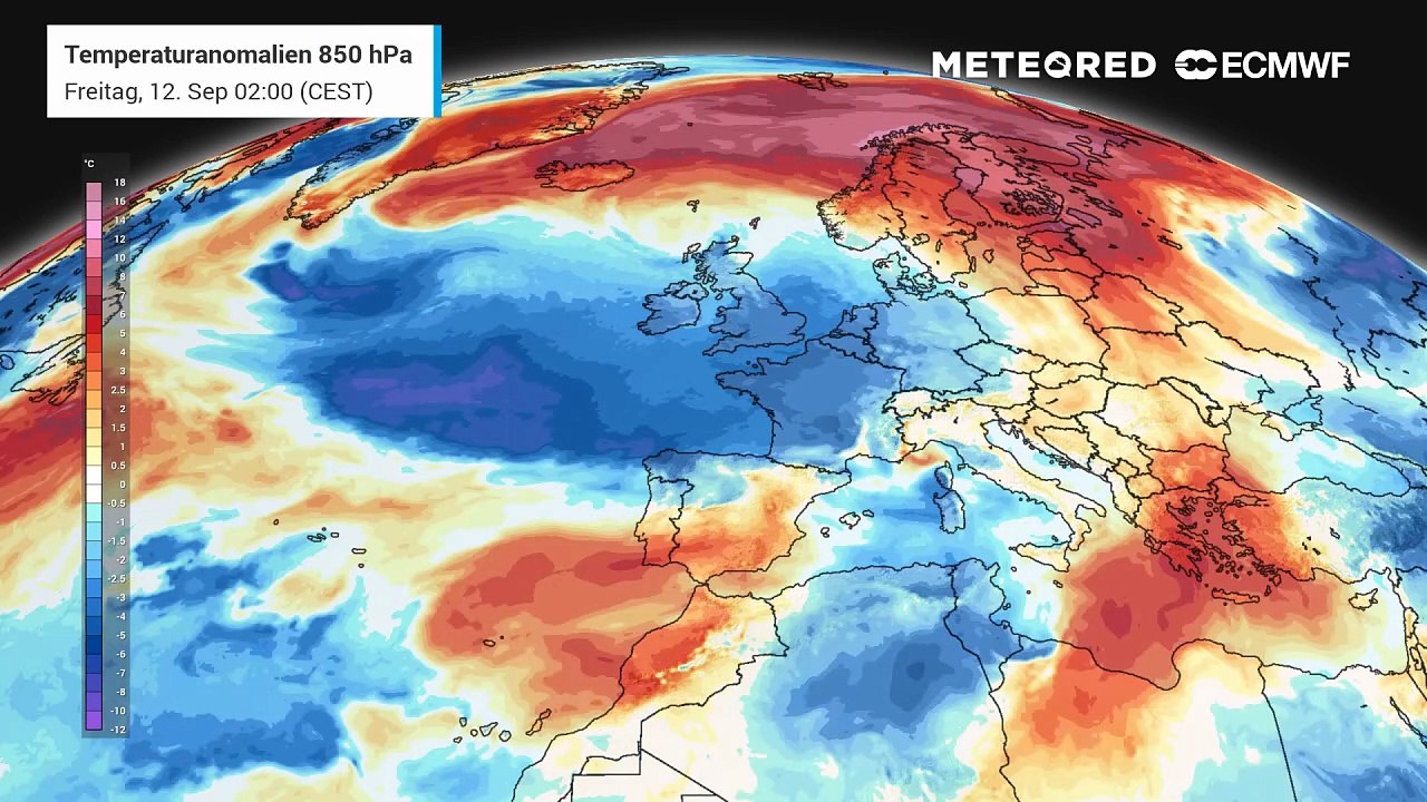 Statt Altweibersommer werden wir mit kalten Luftmassen geflutet!