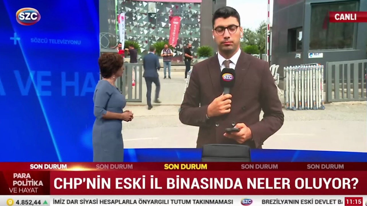 Gürsel Tekin, Özgür Özel'in çalışma ofisinde