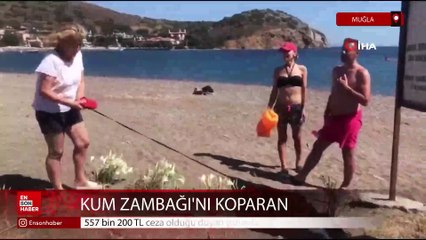 Muğla'da Kum Zambağı'nı koparana ceza