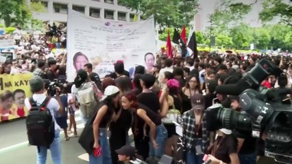 University of the Philippines students protest budget cuts