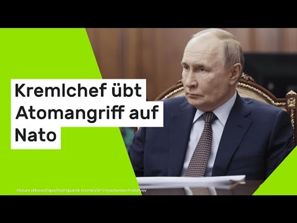 Wladimir Putin: Kremlchef übt Atomangriff auf Nato - so gefährlich ist sein Mega-Militärmanöver
