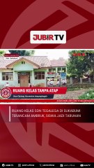 Ruang Kelas SDN Tegalega di Sukabumi Terancam Ambruk, Siswa Jadi Taruhan