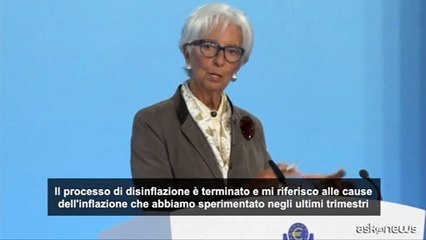 Bce conferma ancora i tassi, Lagarde: restiamo in buona posizione