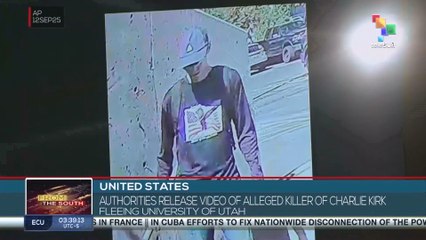 U.S authorities release video of suspect in the murder of Charlie Kirk