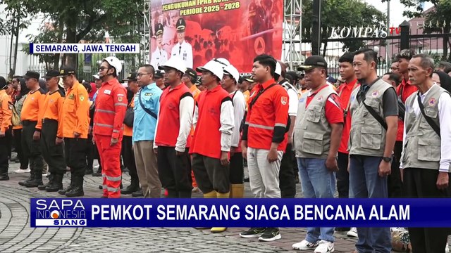 Pemkot Semarang Siaga Bencana Banjir dan Longsor, BMKG Peringatkan Cuaca Ekstrem | SAPA SIANG