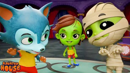 Kaboochi Dance Song 👻 | Haunted House Halloween Nursery Rhymes 🎃 | Kids Dance Song in 4K