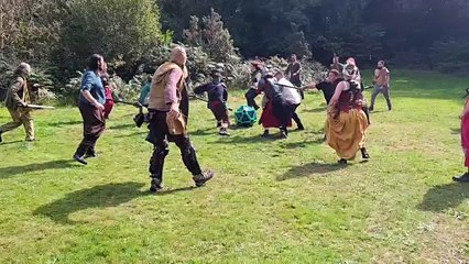 Goblin Town attendees on Saturday having fun in the sun.