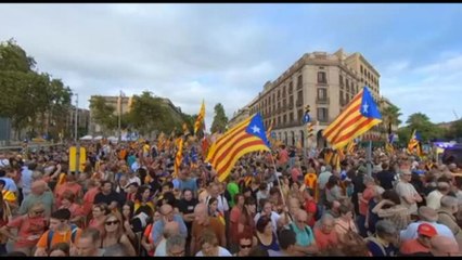 A Barcellona nuove manifestationi per l'indipendenza della Catalogna