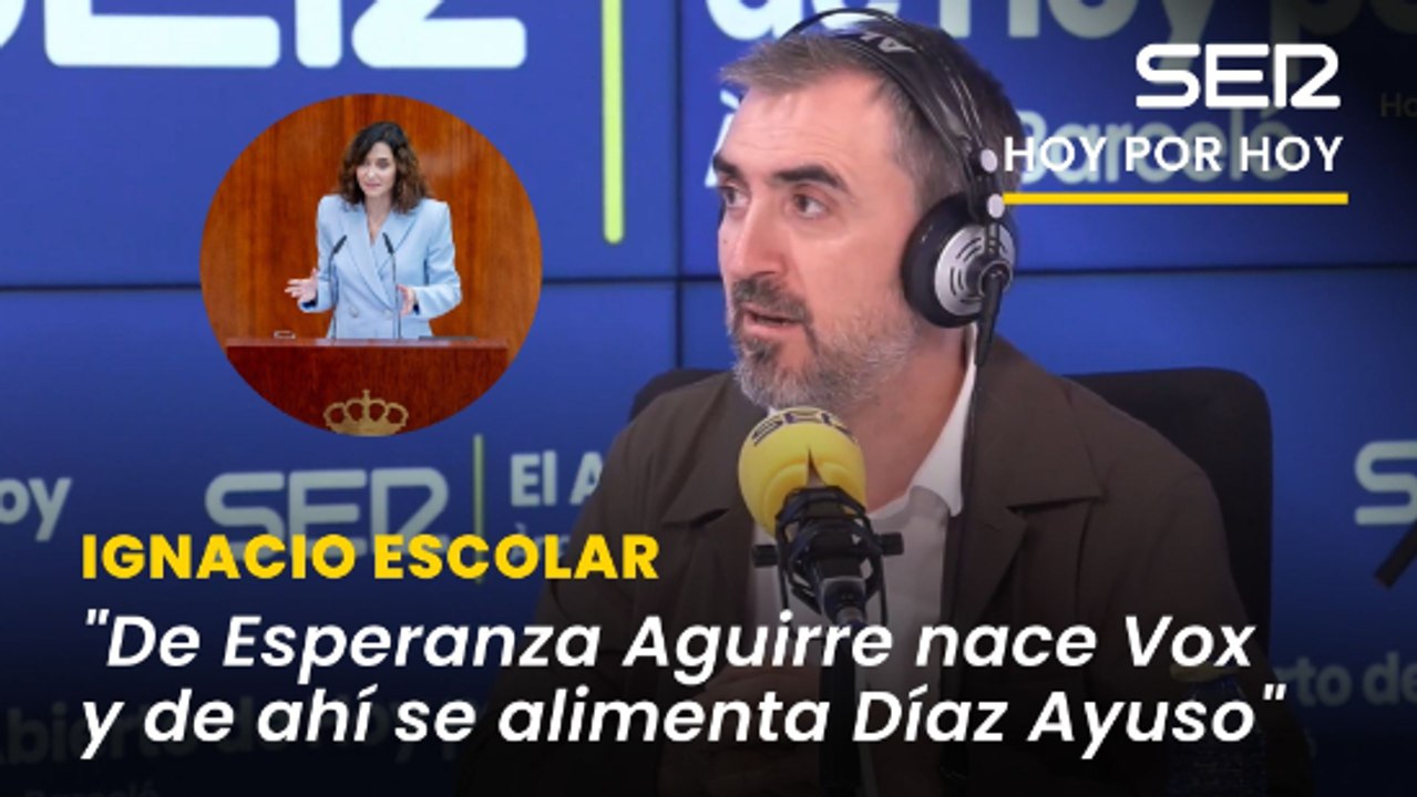 Ignacio Escolar: "Ayuso no es la líder del PP de Madrid, es la líder de la extrema derecha española"