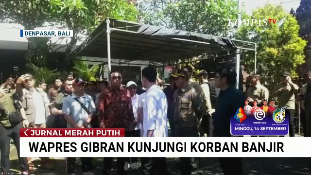Pasca Banjir Denpasar, Wapres Gibran Minta Fasilitas Umum dan Layanan Publik Segera Diperbaiki