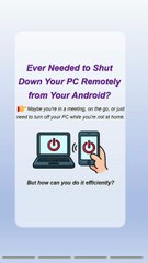 How to Remotely Shut Down Your PC from Android