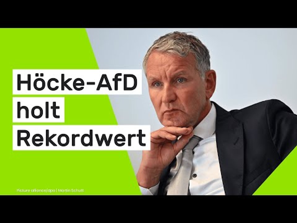 Höcke-AfD holt Rekordwert: Brisante Umfrage in Thüringen - CDU verkommt zum Statisten