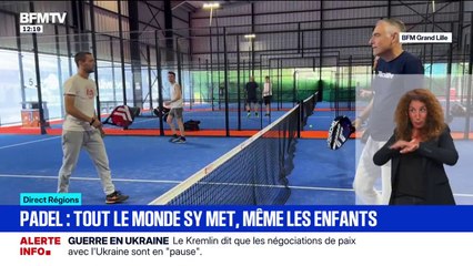 "C'est très ludique": le succès fulgurant du padel