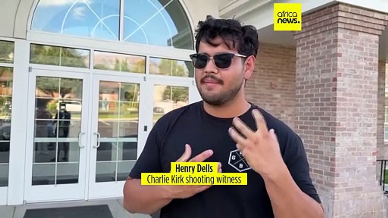 Charlie Kirk shooting witness says lack of security at the event troubled him