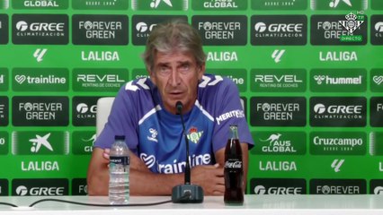 Pellegrini: "Tenemos una plantilla equilibrada, se ha hecho un muy buen trabajo"