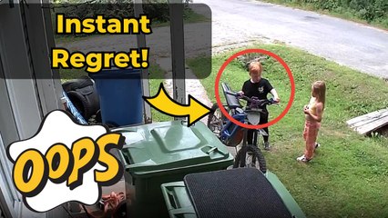 Curious boy tries stranger’s e-bike but falls while trying to escape