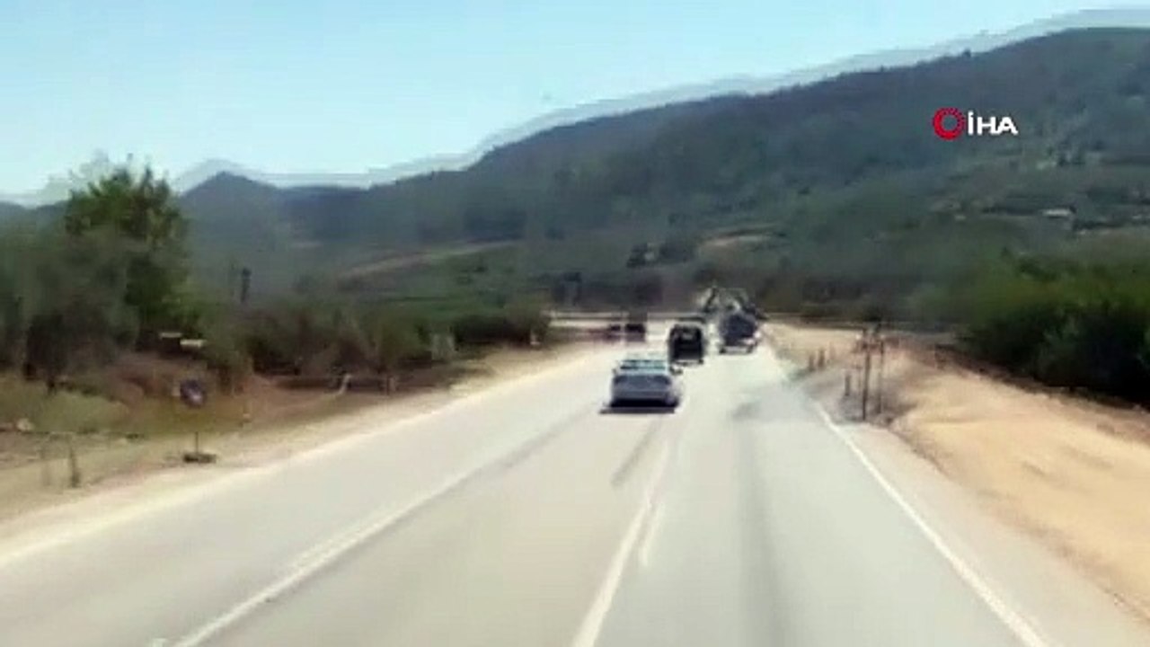 Bursa'da tarlaya böyle uçtu
