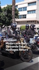 Motorcycle Rally Demands Gaza Hostages Return