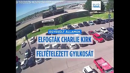 Az FBI nyilvánosságra hozott egy videót Charlie Kirk feltételezett gyilkosáról