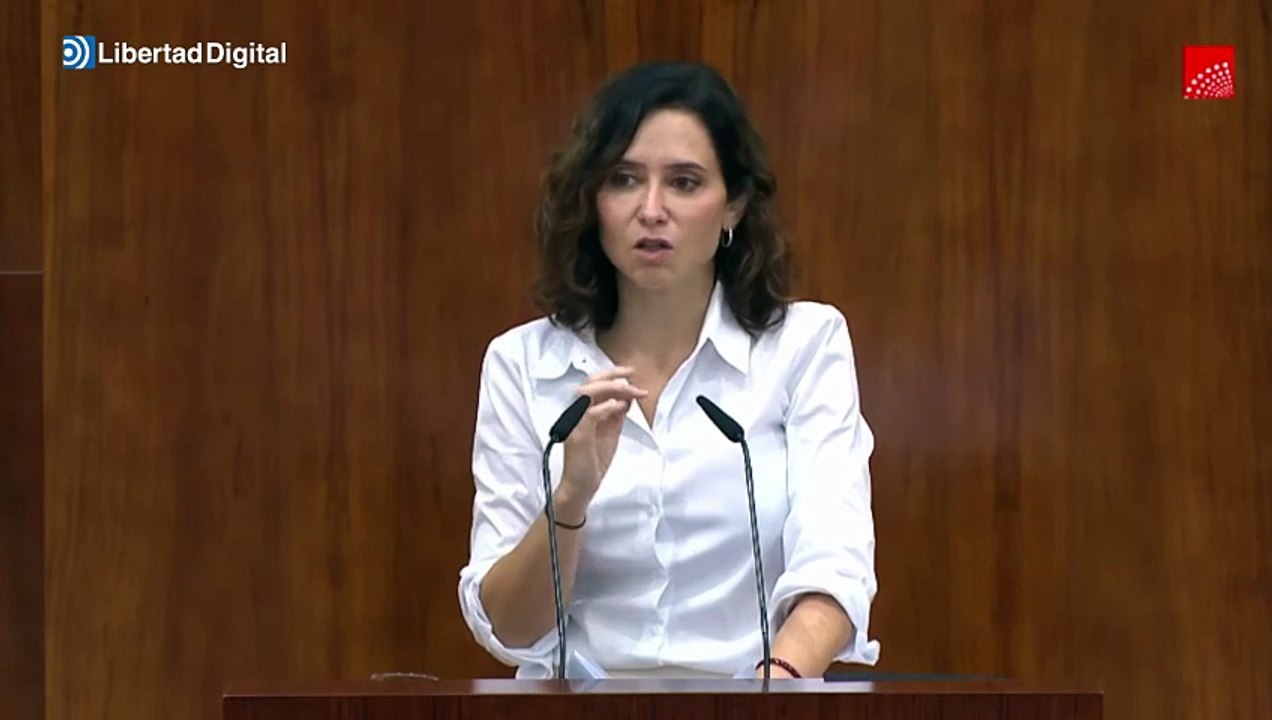 Ayuso censura a una izquierda que le dice "la pareja que tiene que tener"