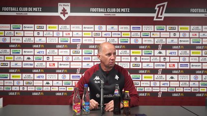 Metz - Angers, la conférence d'avant-match