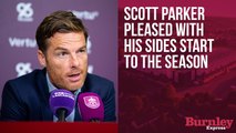 Scott Parker pleased with Burnley's start to the season