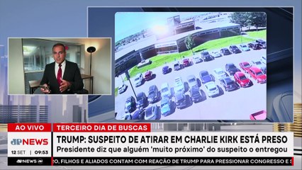 Trump anuncia que suspeito de matar Charlie Kirk está preso