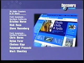 Extreme Rides Discovery Channel Split Screen Credits