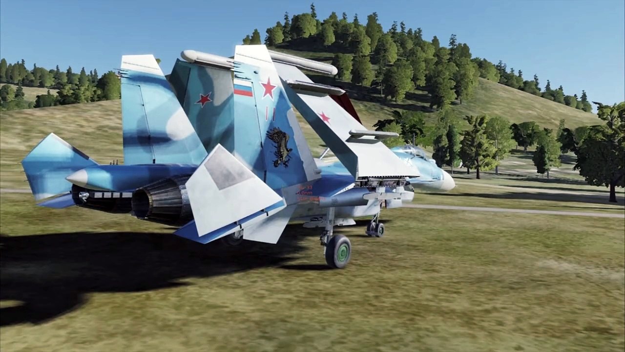 Russian Sukhoi CY 33 Su 33 Flanker Emergency landing Krimea - DCS 🌍