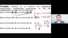 Números diretamente proporcionais e inversamente proporcionais (Aula 3)