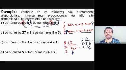 Números diretamente proporcionais e inversamente proporcionais (Aula 3)