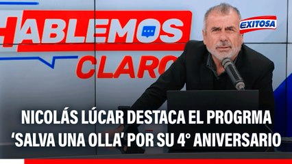 Nicolás Lúcar sobre 'Salva una Olla': "Podemos aliviar los problemas de la gente y construir puentes de solidaridad"