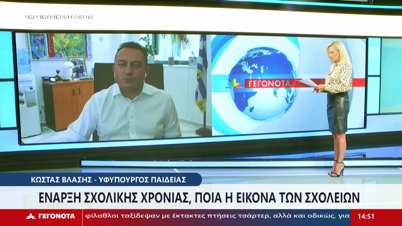 Ο υφυπουργός Παιδείας Κώστας Βλάσης στο Star