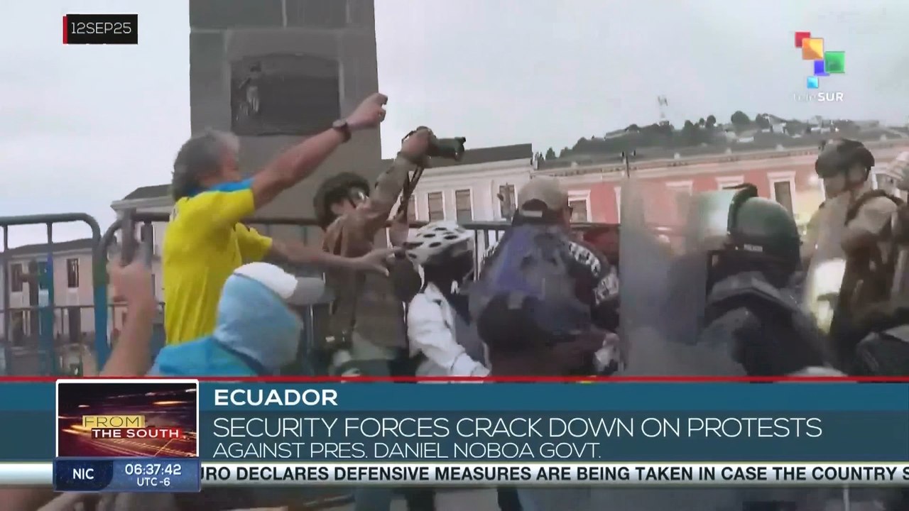 Ecuador, security forces crack down on protests