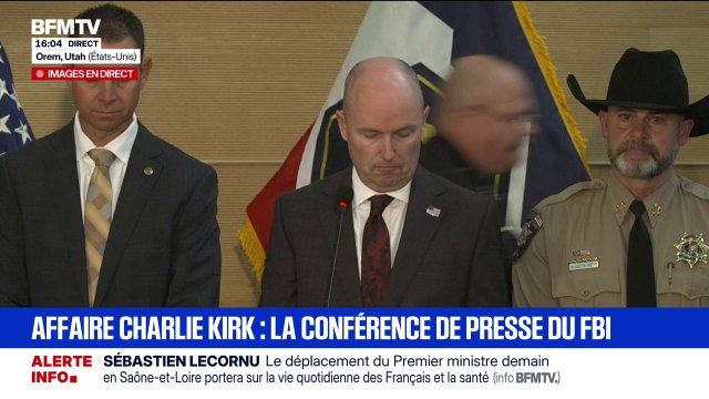 Mort de Charlie Kirk: Nous l'avons attrapé , déclare le gouverneur de l'Utah au sujet du suspect