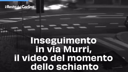 Inseguimento in via Murri, il video del momento dello schianto