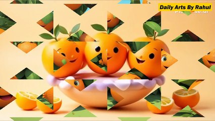 Five little oranges - Nursery Rhymes for kids