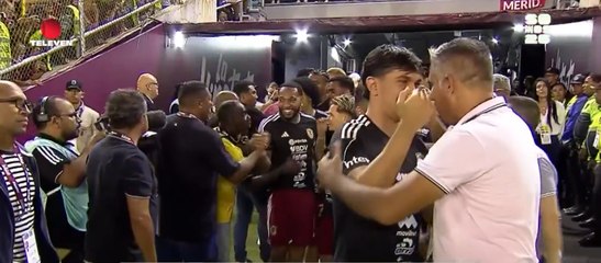 Revelaron video de la Selección de Venezuela celebrando antes de jugar con Colombia