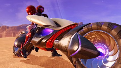Metroid Prime 4 lässt Samus im neuen Trailer mit einem Motorrad über den Planeten düsen