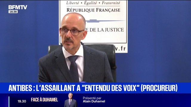 Attaque au couteau à Antibes: le procureur de Grasse évoque une détermination manifeste et un discours confus du suspect lors des faits